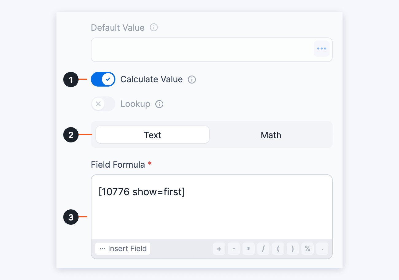 Field Calculations - Text formula showing the first name of a Name field Field Calculations - Text formula showing the first name of a Name field