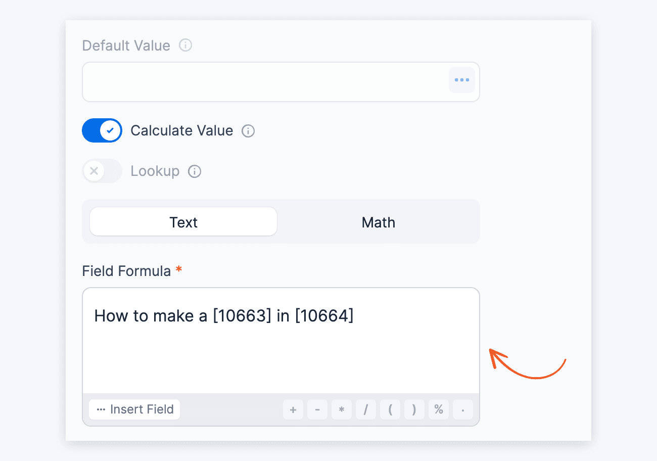 Field Calculations - Text formula combining two fields Field Calculations - Text formula combining two fields