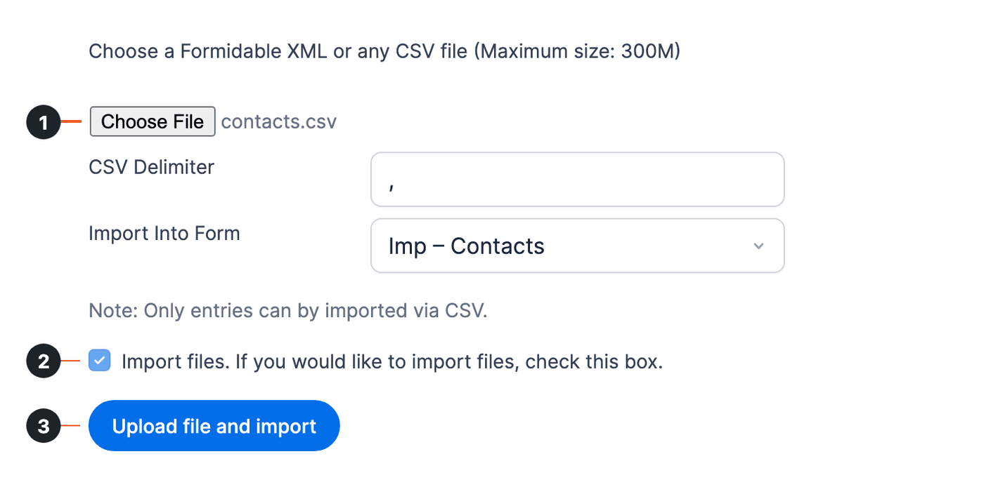 File Upload Import File Upload Import