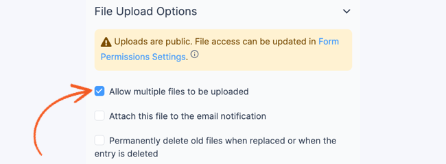 File Upload Multiple Files