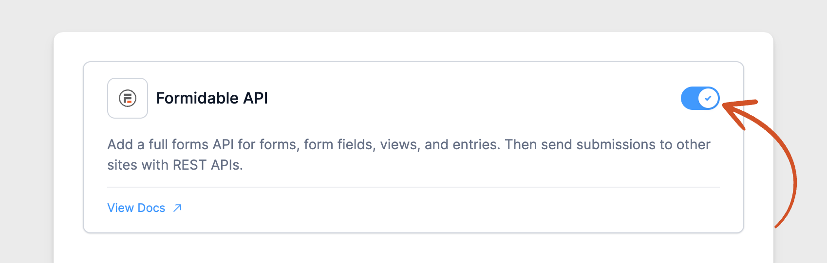 Form Webhooks API - Formidable API add-on toggle Form Webhooks API - Formidable API add-on toggle