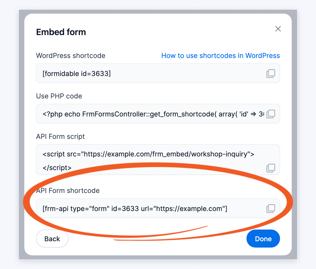Form Webhooks API - Form shortcode Form Webhooks API - Form shortcode