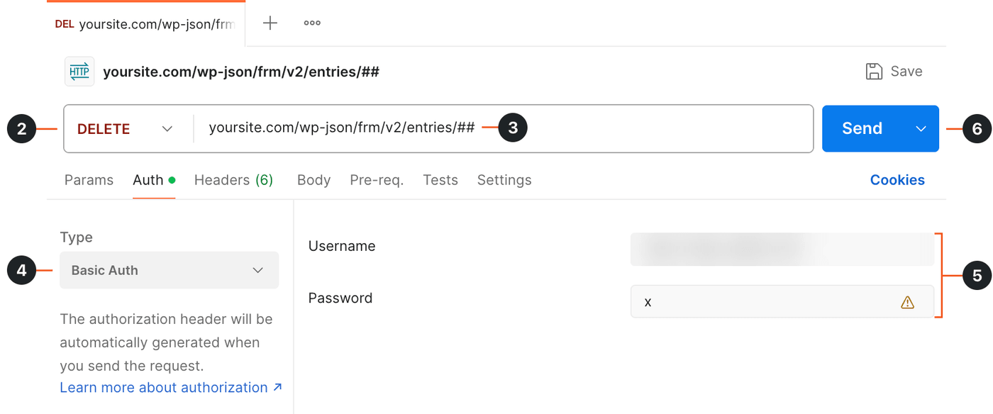 Form Webhooks API - Postman delete request Form Webhooks API - Postman delete request
