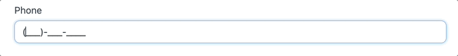 Format Input Mask