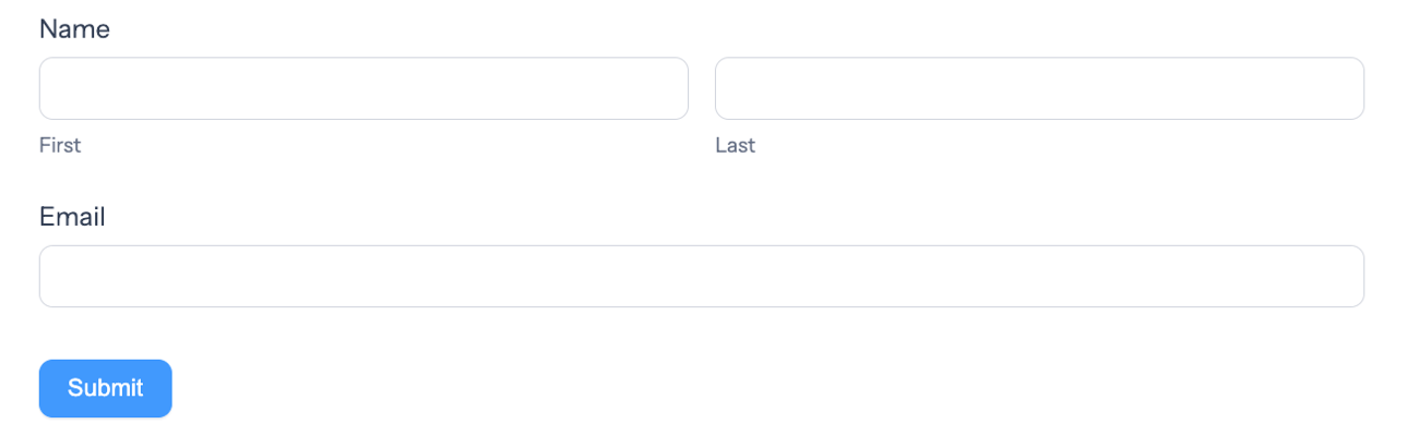 Form Settings Styling Submit Button Position Default