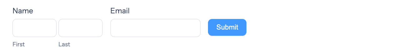 Form Settings Styling Submit Button Position Inline