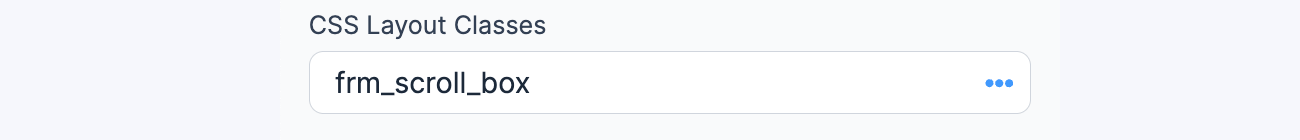 HTML Scroll box