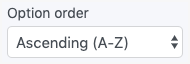 Lookup Set Order