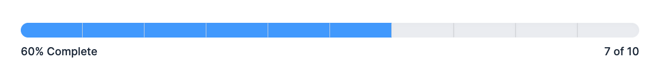 WordPress Form show progress bar setting responsive