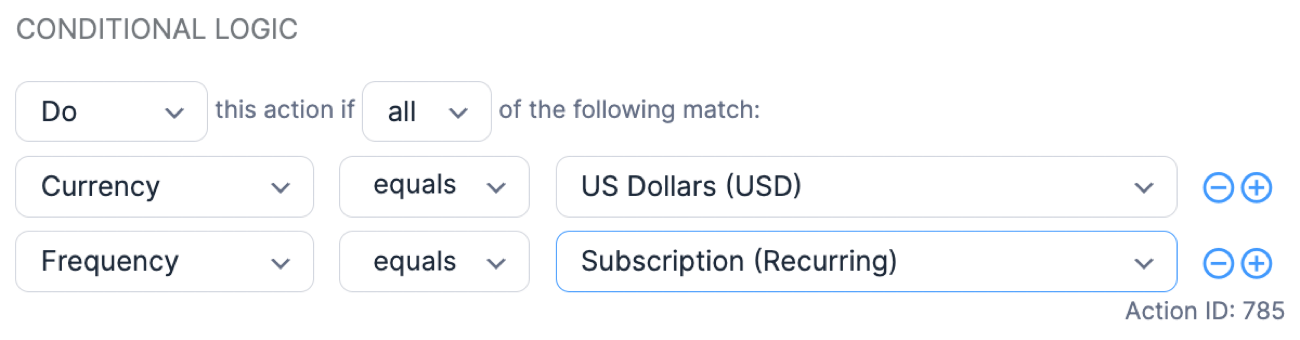 PayPal US Dollar USD recurring payment