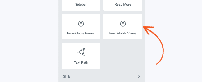 Publish View Elementor Widget