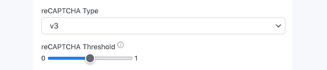 Google reCAPTCHA Threshold