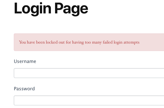 Register Change Login Limit Message