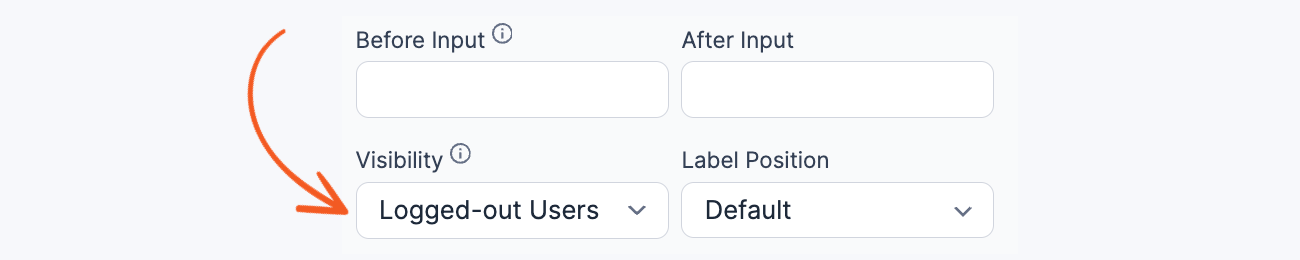 Registration Visibility Edit Registration Visibility Edit