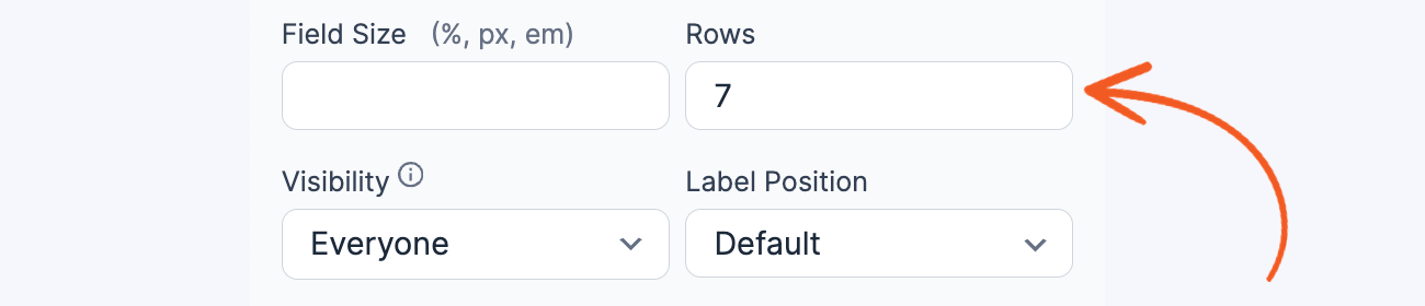 Rich Text Field Rows