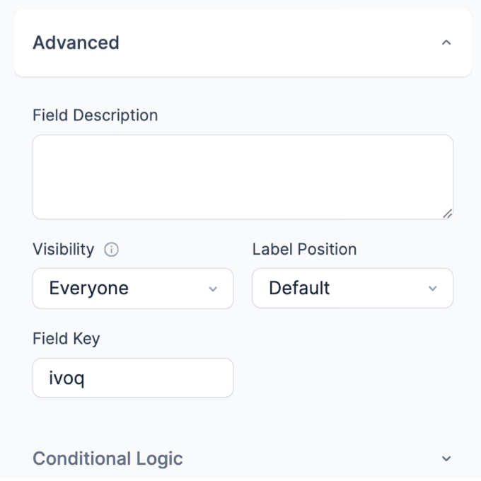 Section Heading Options