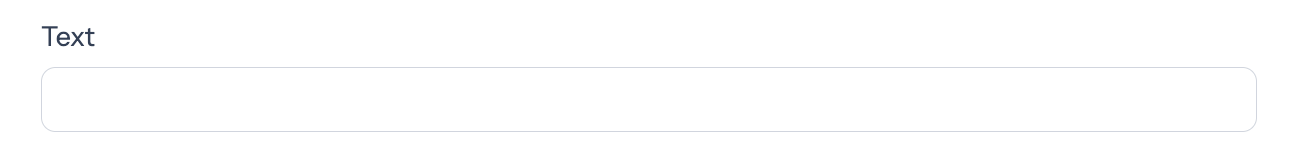 Single Line Text Field Single Line Text Field