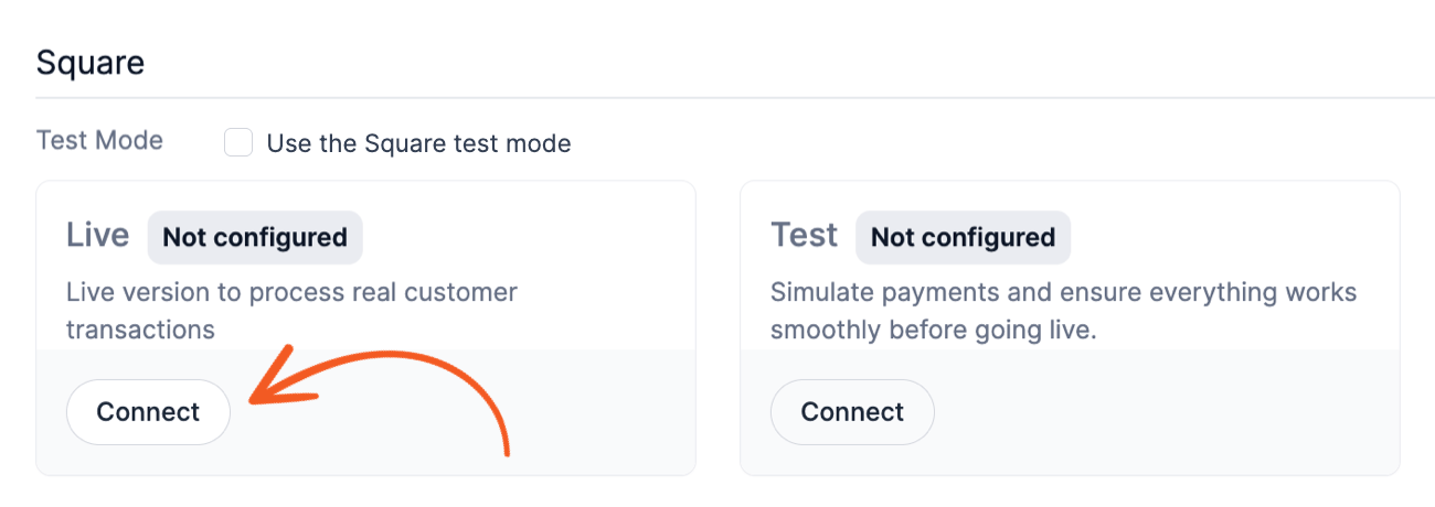 Access Square Global Settings