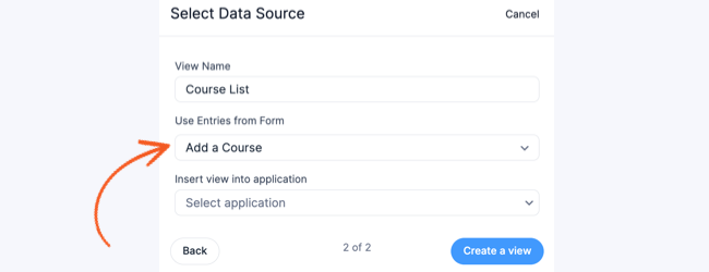 Stats - Use Entries Datasource