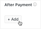 Stripe form Add After Payment