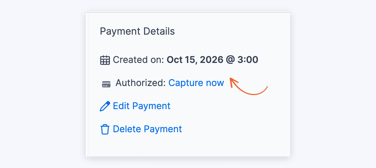 Stripe capture now Stripe capture now