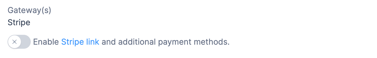 Disable Stripe link in form action