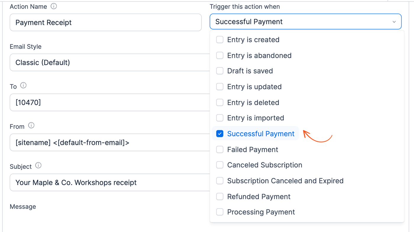 Stripe Email Successful Payment Stripe Email Successful Payment