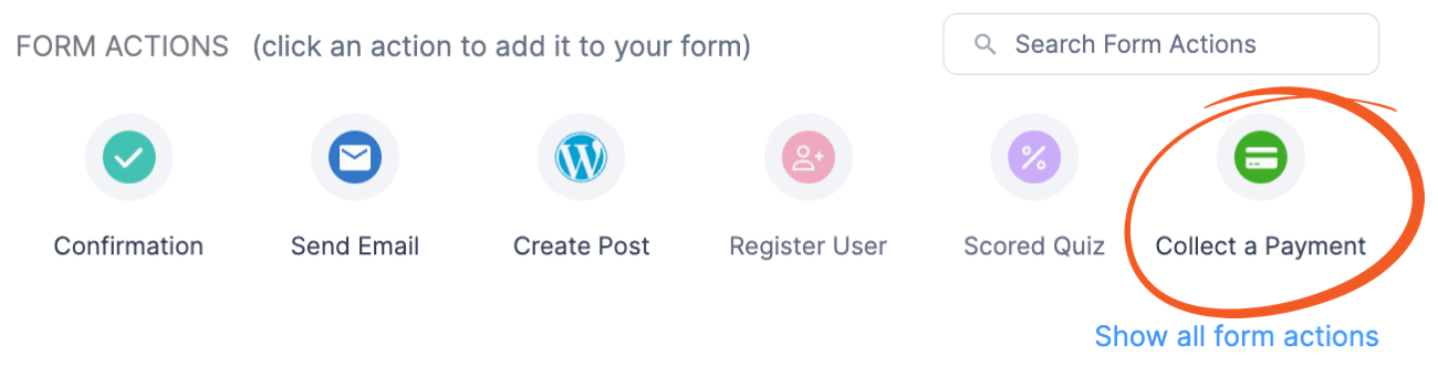 How to collect a payment on a WordPress form