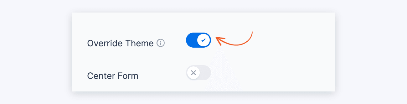 Visual Form Styler - Override Theme turned on Visual Form Styler - Override Theme turned on