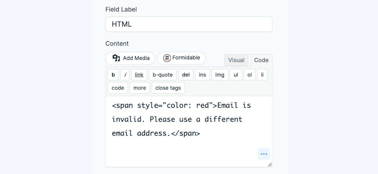Submit Button Logic HTML field