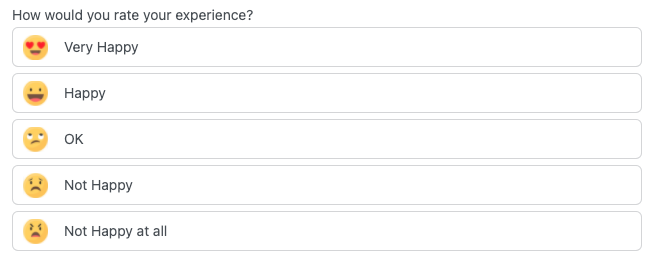 Survey Form Checkbox Radio with Buttons as Images form