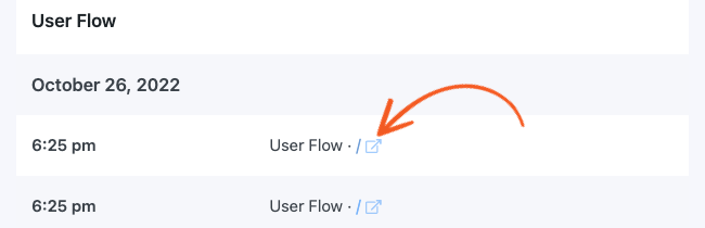 User Flow - Link icon