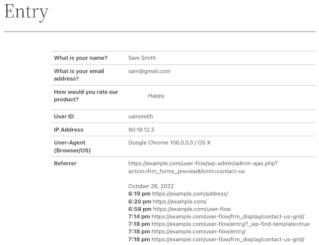 User Flow - Show Pages Posts