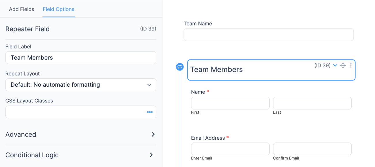 Add repeater fields in user registration form Add repeater fields in user registration form