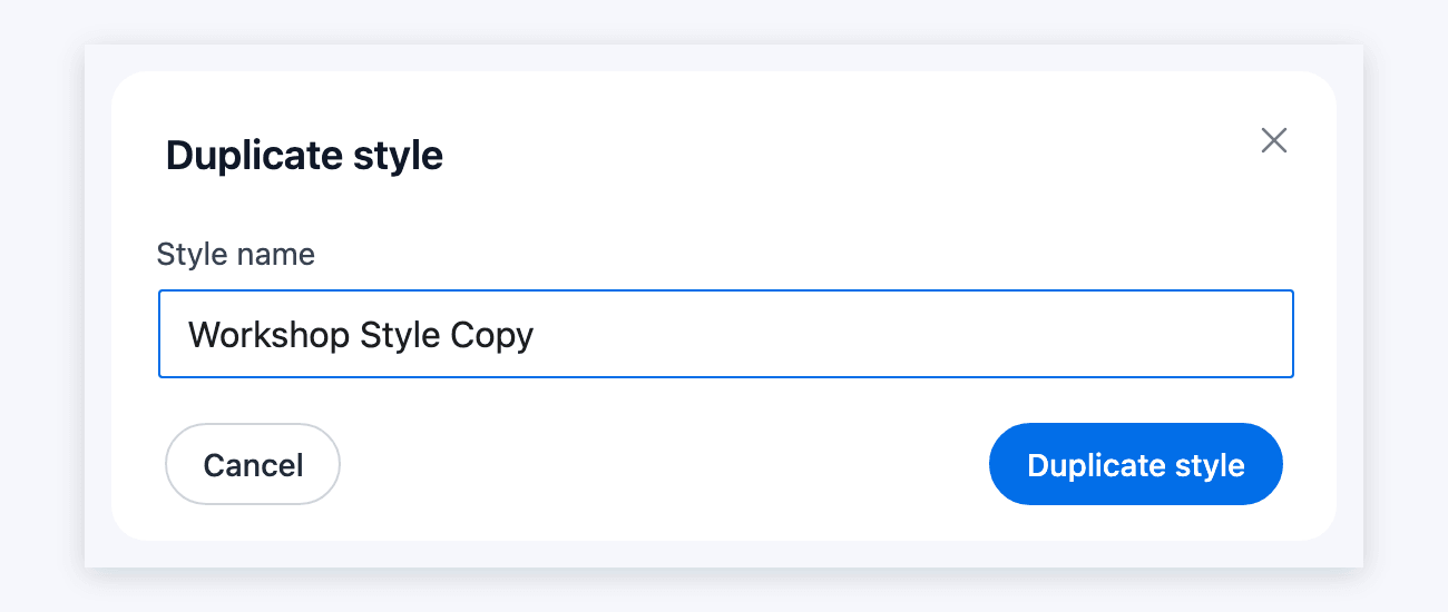 Visual Form Styler - Duplicate Style Button Visual Form Styler - Duplicate Style Button