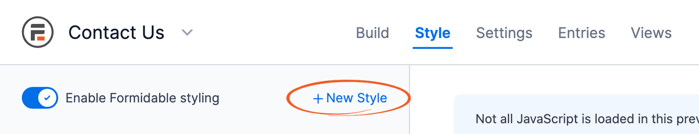 Visual Form Styler - New Style Visual Form Styler - New Style