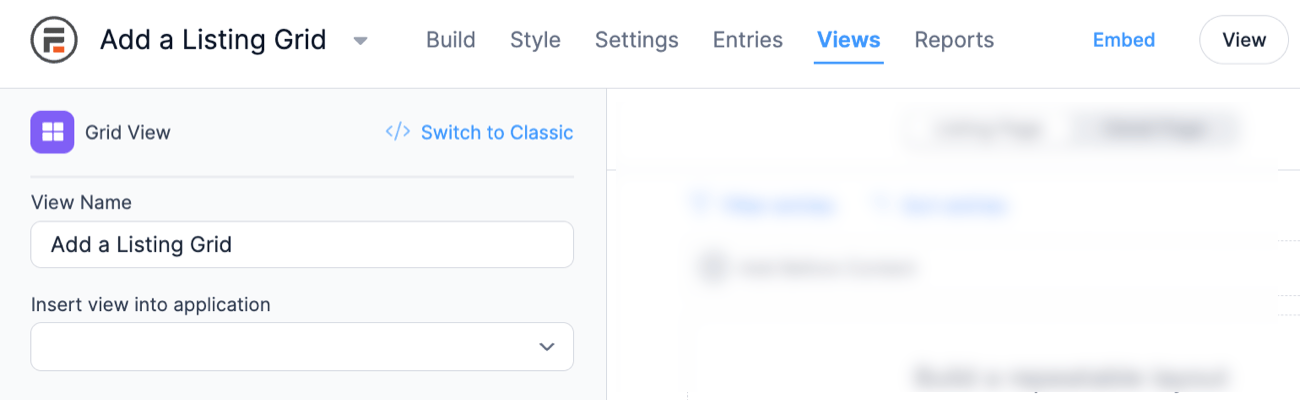 Visual Views Settings - Basic Settings Visual Views Settings - Basic Settings