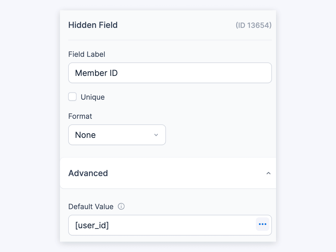 Where Shortcodes Work - Hidden field with a user ID default value Where Shortcodes Work - Hidden field with a user ID default value