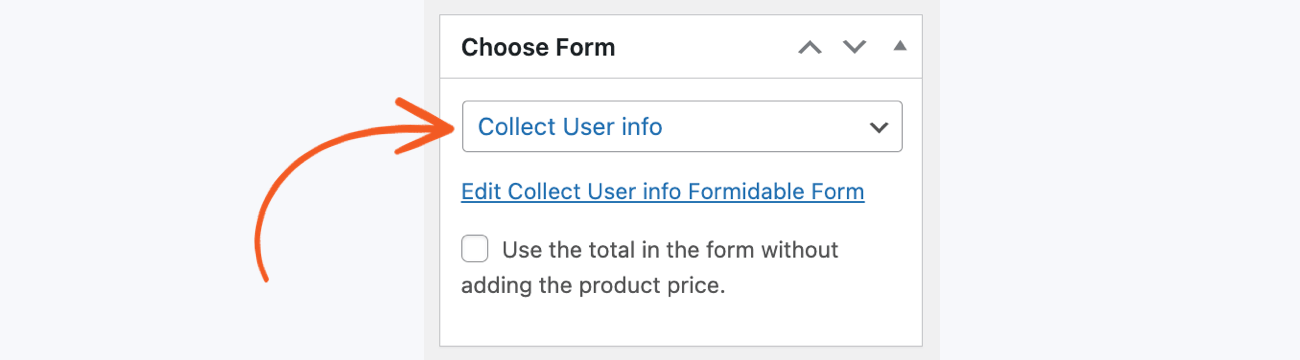 WooCommerce Product - Collect info by choosing a form