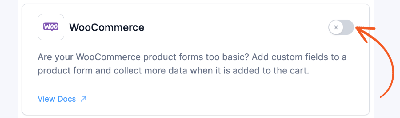 Install the WooCommerce add-on in WordPress Install the WooCommerce add-on in WordPress