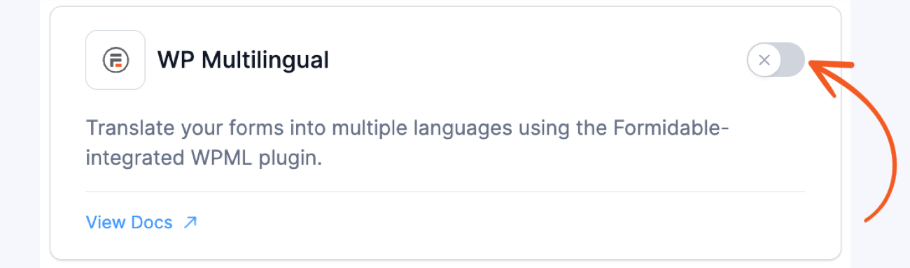 Install the WP Multilingual add-on in WordPress