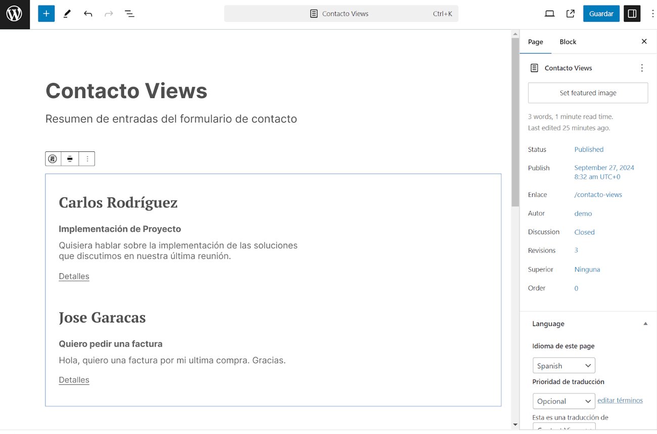 Publish WPML translated View