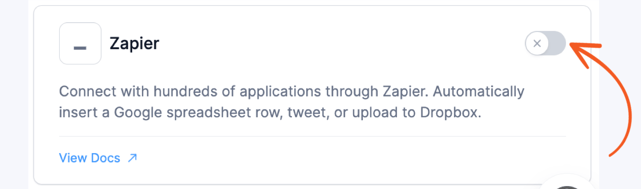 Formidable Forms Zapier add-on with a red arrow pointing to the Install button