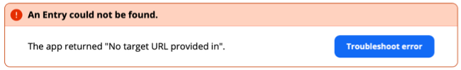 Zapier No Target URL