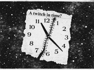 A twitch in time? Quantum collapse models hint at tiny time fluctuations