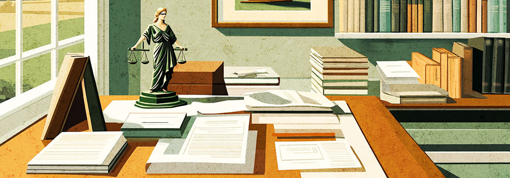 Illustration of legal documents