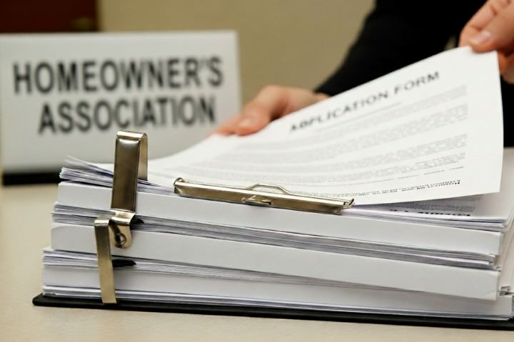 submission of design documents to HOA for reference and approval