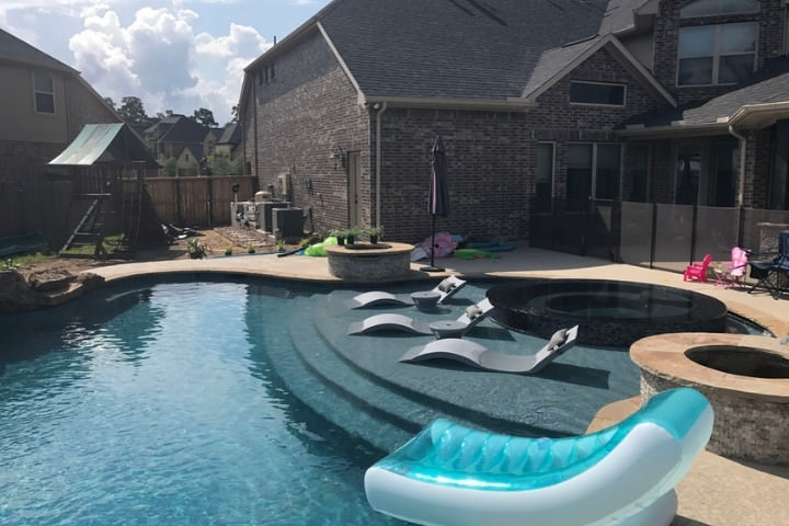 Custom pool design showing lifestyle upgrades possible with a new build