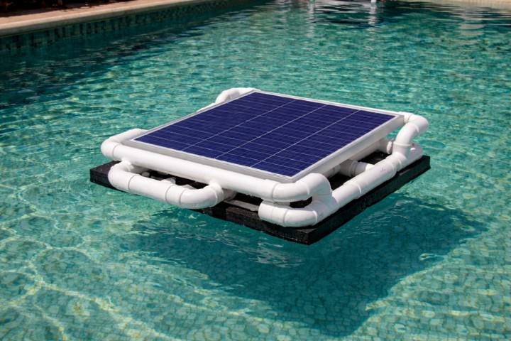 Innovative solar pool equipment designed to support sustainable swimming pool operation