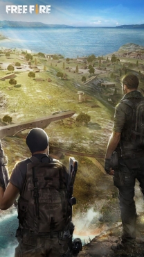 Free Fire mobile wallpaper landscape